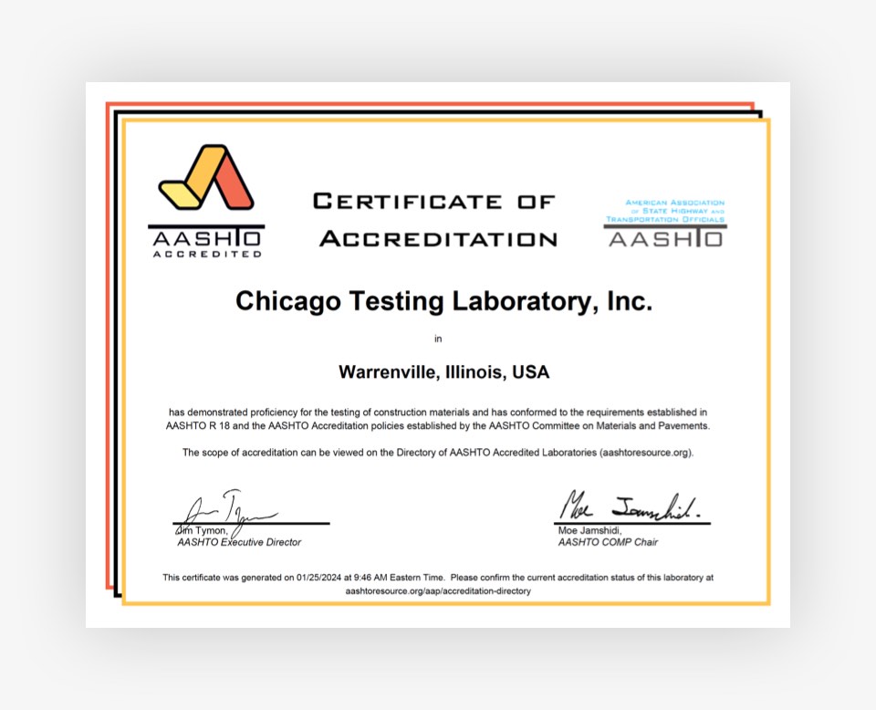 AASHTO Accreditation